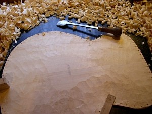 removing excess wood